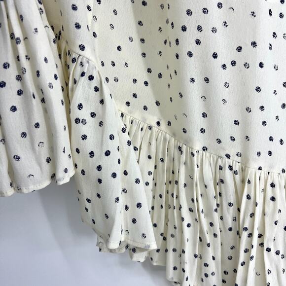 Rails Frida Dress Ivory Speckled Dot Size Small - Picture 4 of 16